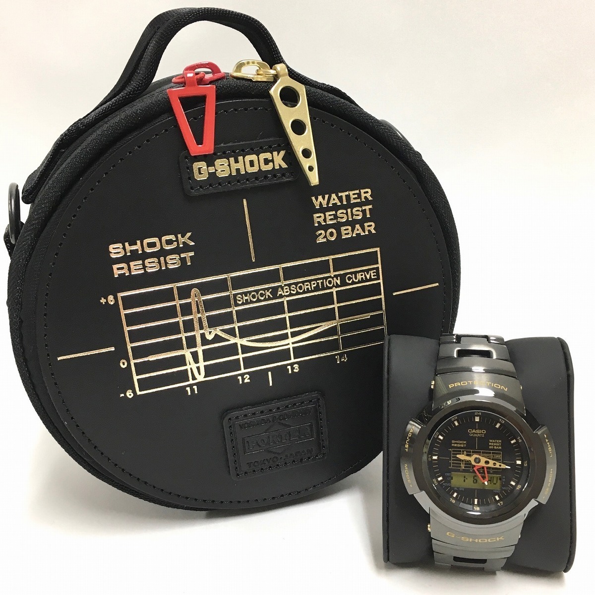 中古】CASIO G-SHOCK x PORTER AWM-500GC-1AJR with Case ポーター