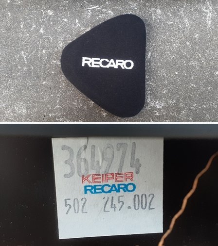 新J管理68947 H10 アルテッツァ 外し品】★RECARO SR-3 ルマンカラー セミバケット シート アジャスターパッド付き★破れ有り_画像8