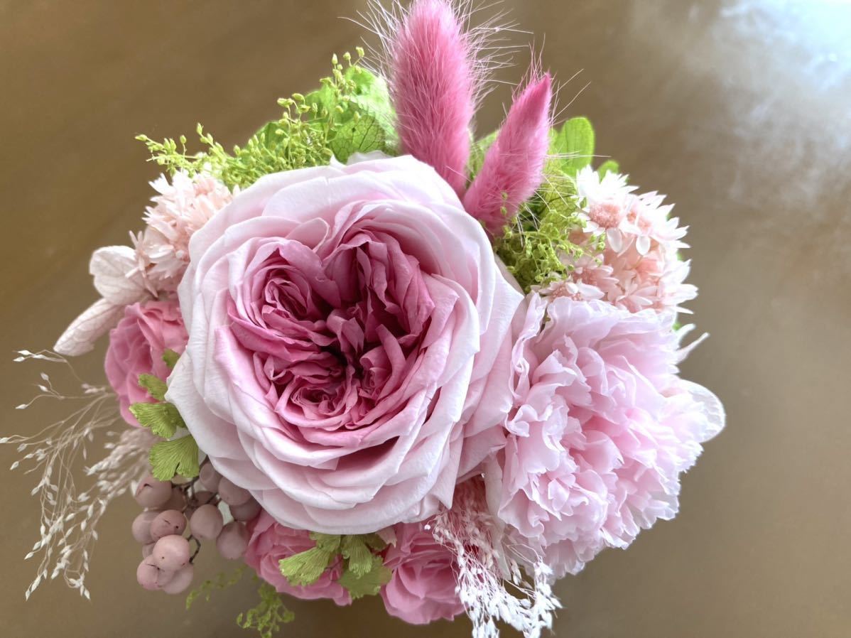 preserved flower arrange pink series small arrange marriage festival new building festival Respect-for-the-Aged Day Holiday birthday present interior . quite a bit celebration ...