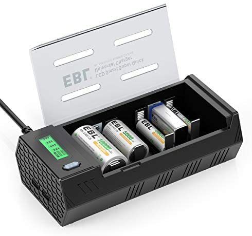 【送料無料】充電器 EBL 充電器単一 単二 単三 単四 ９Vに対応 ニッケル水素 ニカド充電池急速専用充電器 2 USB (1.0A*2) 同時充電可能 単1_画像6