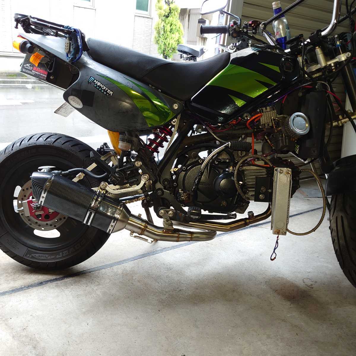 ksr110 z125 PRO フルエキ トグロ ステンレス マフラー エキパイ ksr110 z125 PRO フルエキ トグロ ステンレス マフラー エキパイ