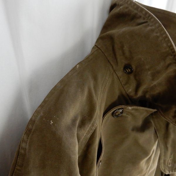 French Army M-38 Motorcycle Jacket with Liner 1940s Size2 Vintage フランス軍 モーターサイクルジャケット ウールライナー付き_画像6