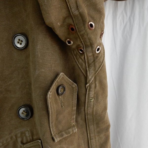 French Army M-38 Motorcycle Jacket with Liner 1940s Size2 Vintage フランス軍 モーターサイクルジャケット ウールライナー付き_画像5