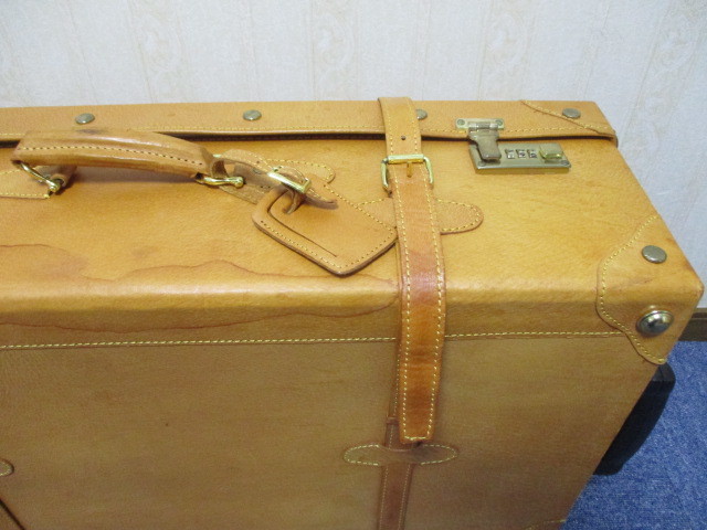 アンティーク スタイル キャリーケース トランク レザー レトロ 旅行鞄