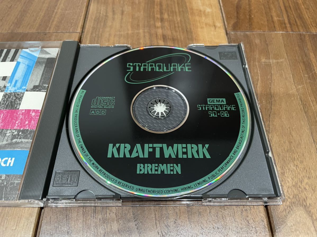 Kraftwerk Bremen CD Starquake SQ-06 Unofficial Release LIVE IN BREMEN GERMANY 1971.6.21 craft Work KRAUTROCKk Lauto блокировка 
