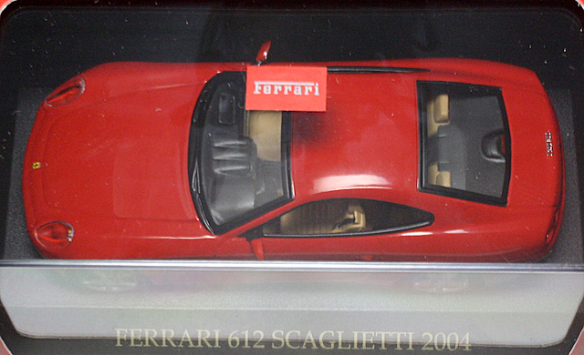 1/43 ixo イクソ FER009 ferrari 612 Scaglietti Red 2004「クリアケース保存品」_画像3