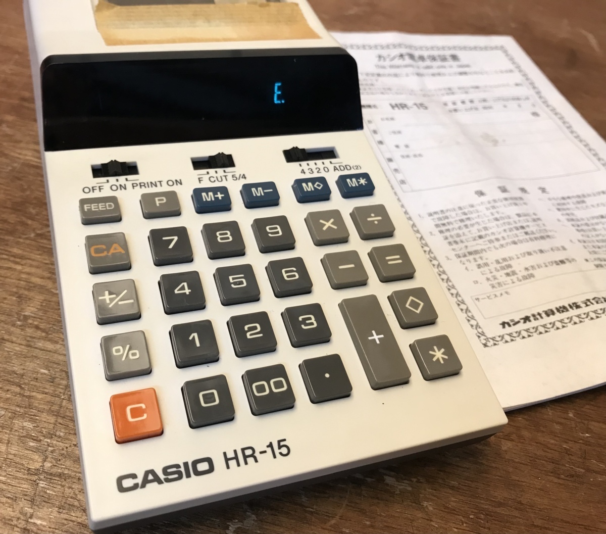 カシオ Casio プリンター 電卓 Hr 15 レトロ ハンディ 電子式 卓上 計算機 343g ジャンク扱い くgoら Cc 3427 カシオ 売買されたオークション情報 Yahooの商品情報をアーカイブ公開 オークファン Aucfan Com カシオ Casio プリンター 電卓 Hr 15 レトロ ハンディ 電子式 卓上 計算機 343g ジャンク扱い くgoら Cc 3427 カシオ 売買されたオークション情報 Yahooの商品情報をアーカイブ公開 オークファン Aucfan Com