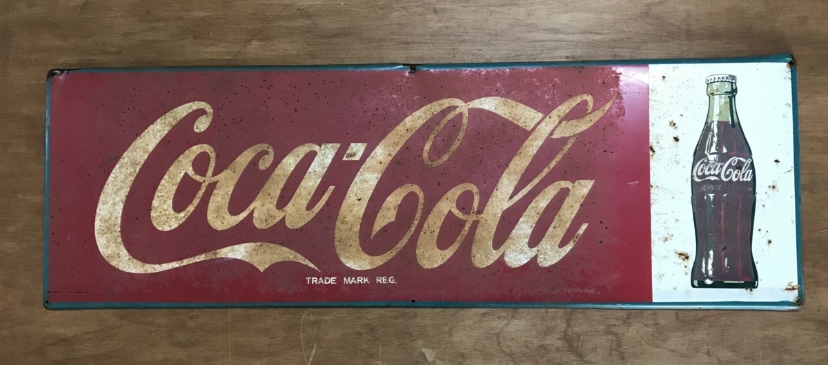 □送料無料□ コカコーラ CocaCola ブリキ 看板 壁掛 オブジェ レトロ