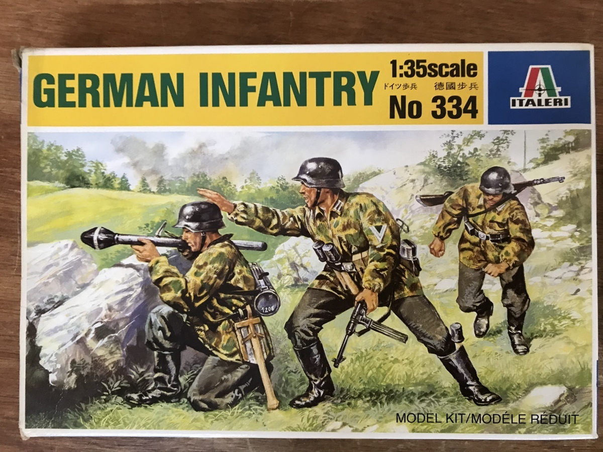 ■送料無料■ GERMAN INFANTRY ドイツ歩兵 1/35 イタレリ ITALERI 軍隊 兵隊 模型 プラモデル ミリタリー 69g ●未使用品/くGOら/CC-2811_画像3