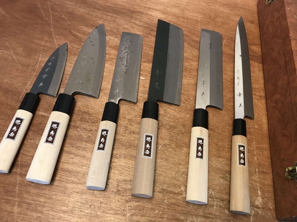 新色登場 堺秀岳和包丁6本セット 刃物 - morikawashoji.co.jp