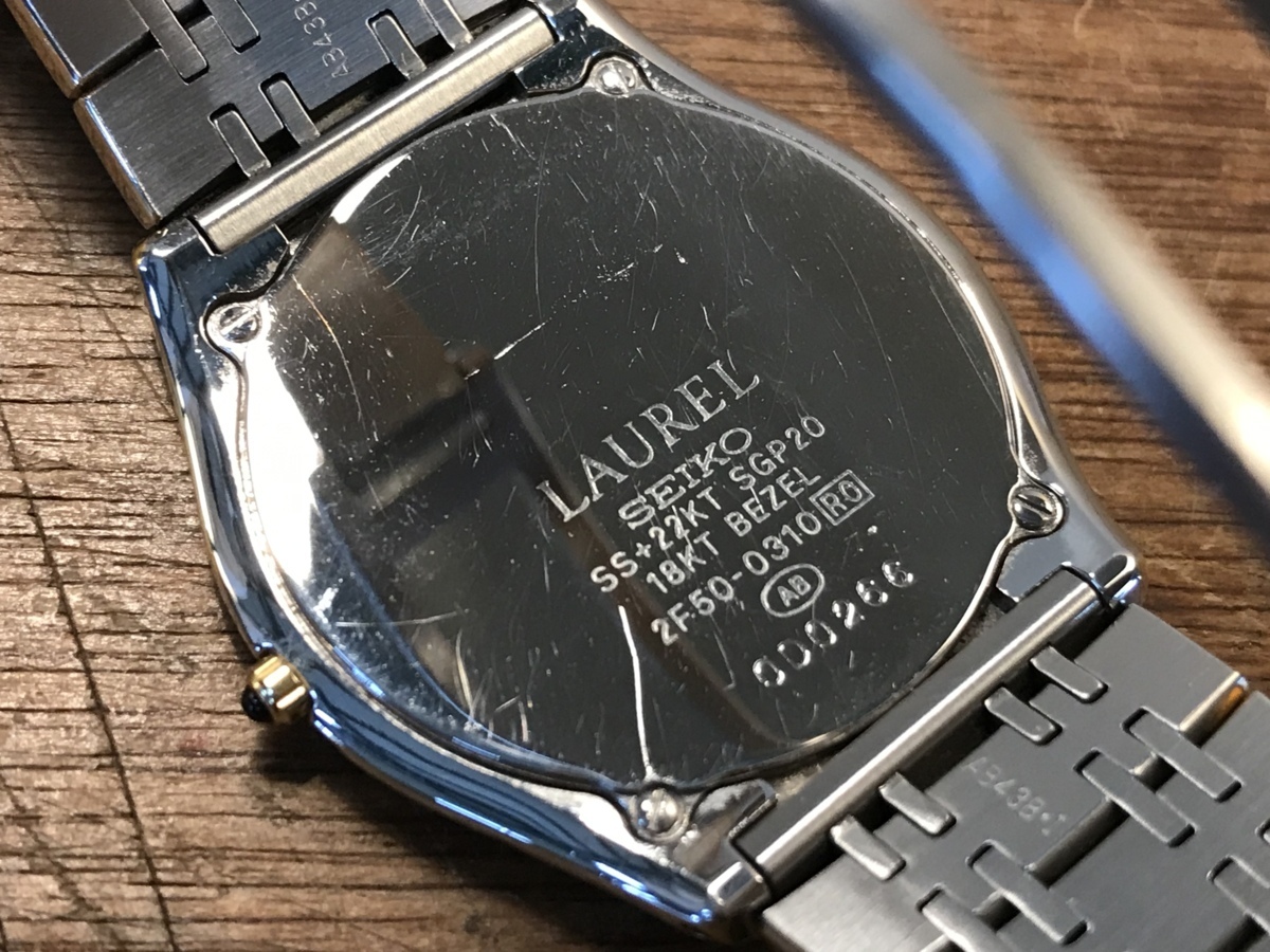 【箱付き】 SEIKO LAUREL 2F50-0720 腕時計 コンビ Yahoo!オークション - 送料無料 セイコー ローレル SEIKO LAUREL