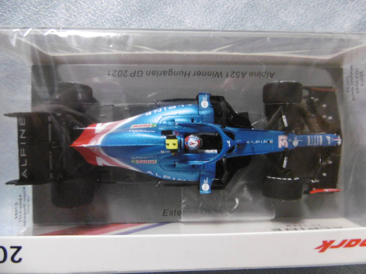 未開封新品 スパーク 1/43 Alpine A521 Winner Hungarian GP 2021 Esteban Ocon #31_画像5