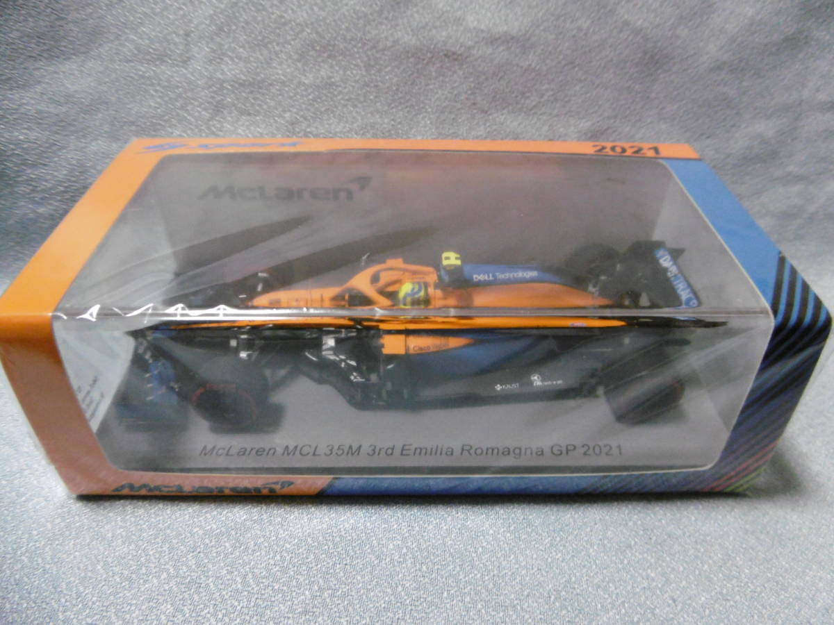 未開封新品 スパーク 1/43 Mcaren MCL 35M 3rd Emilia Romagna GP 2021 #4 Lando Norris