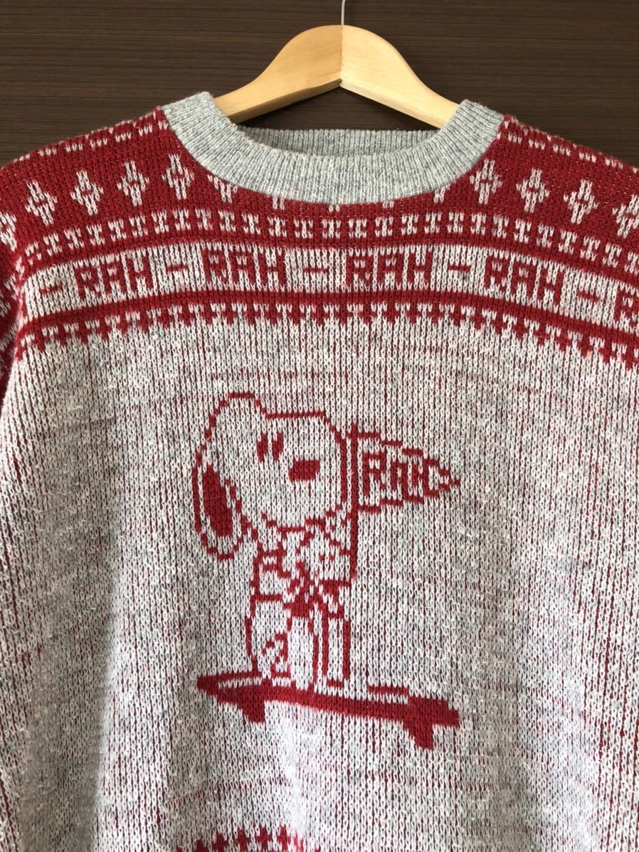 70's Snoopy vintage Knit Arrow/スヌーピーニットセーター 70's Snoopy vintage Knit Arrow/スヌーピーニットセーター