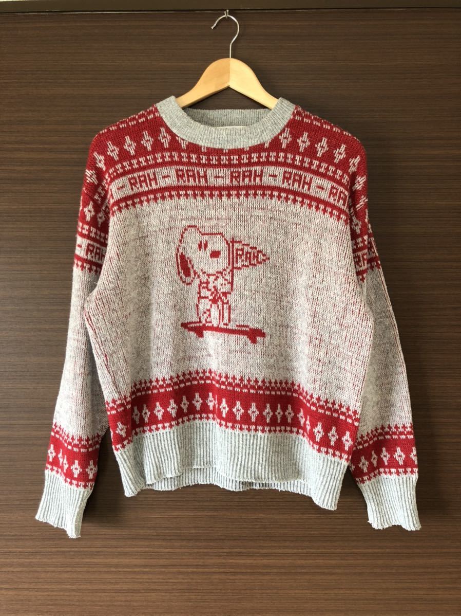 70's Snoopy vintage Knit Arrow/スヌーピーニットセーター 70's Snoopy vintage Knit Arrow/スヌーピーニットセーター