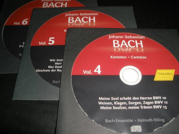 バッハ カンタータ BWV 10 11 12 13 14 15 16 17 18 19 20番 リリング バッハ・コレギウム・シュトゥットガルト 3CD_バッハ カンタータ リリング 3CD