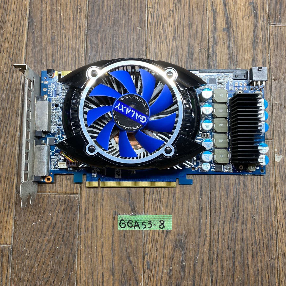 GGA53-8 激安 グラフィックボード GALAXY GeForce GTS250 PCI-E 512MB DVI 【アウトレット送料無料】 256Bit 同梱可能 w 認識.画像出力のみ確認 最新作の DDR3 Dual 中古