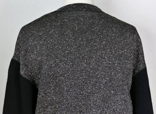 19AW CHANEL シャネル ラメ ロゴ ニット 36 セーター b4869_画像7