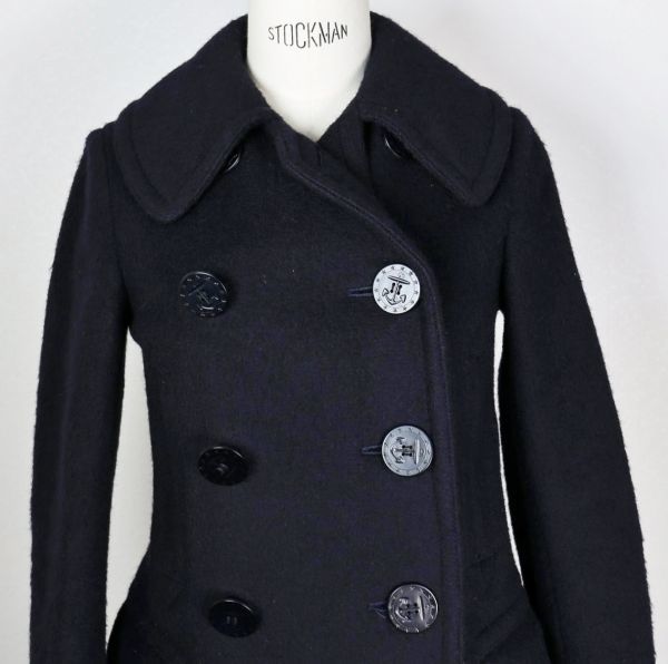 ANATOMICA アナトミカ BEACH ロング ダブルブレスト 36 COAT Pコート