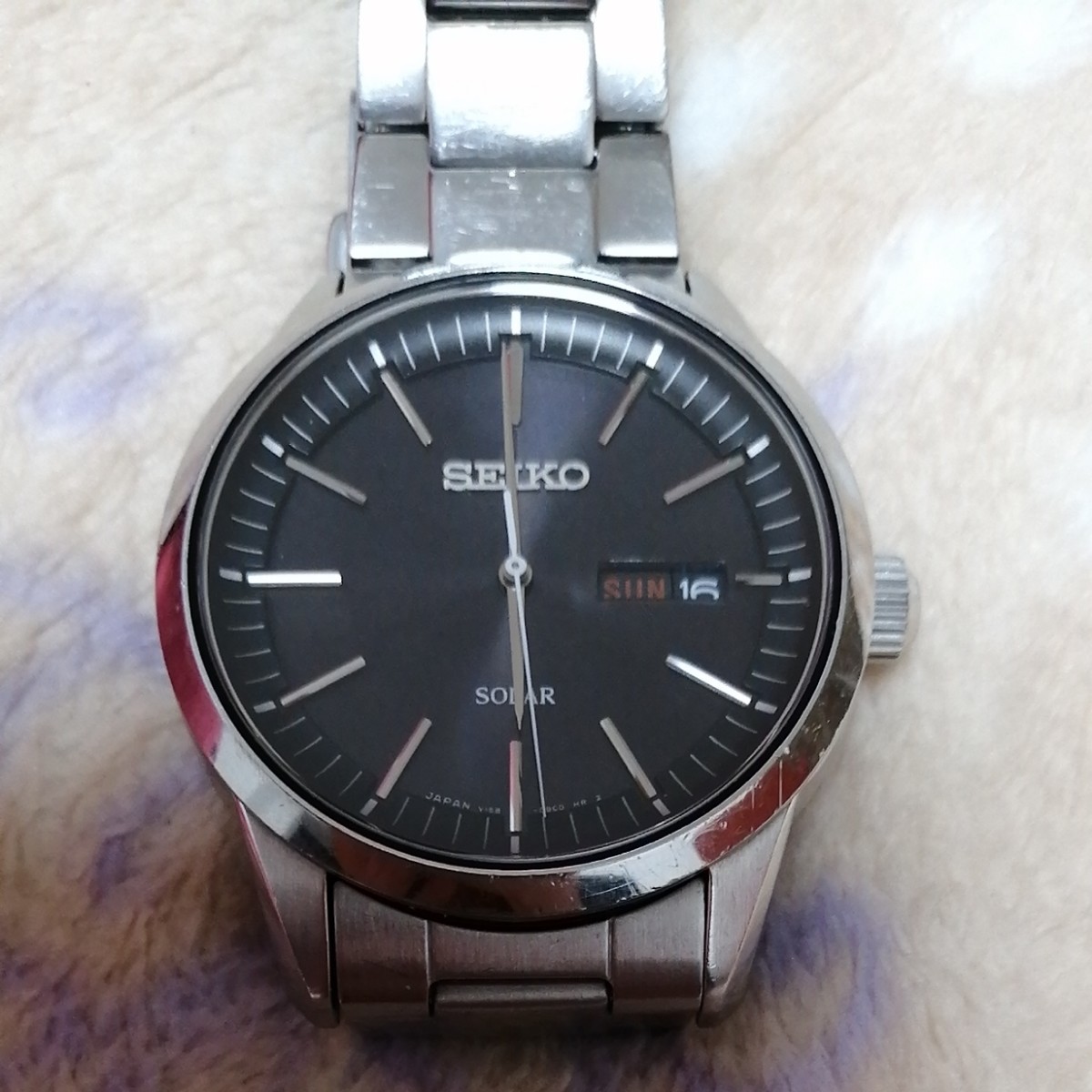 SEIKO セイコー V158-0AM0 ソーラー 10気圧防水 腕時計|Yahoo SEIKO セイコー V158-0AM0 ソーラー 10気圧防水 腕時計|Yahoo