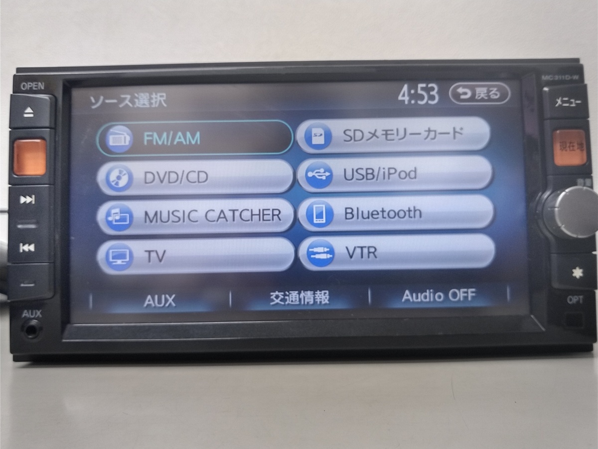 オンラインショップ】 純正ナビ MC311D-W Bluetooth NISSAN - カーナビ