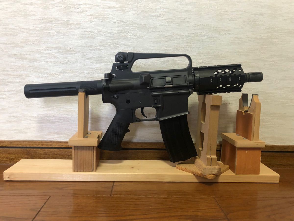 小型・軽量 電動ガン】M16A1パトリオット風ショートカスタム 小型・軽量 電動ガン】M16A1パトリオット風ショートカスタム
