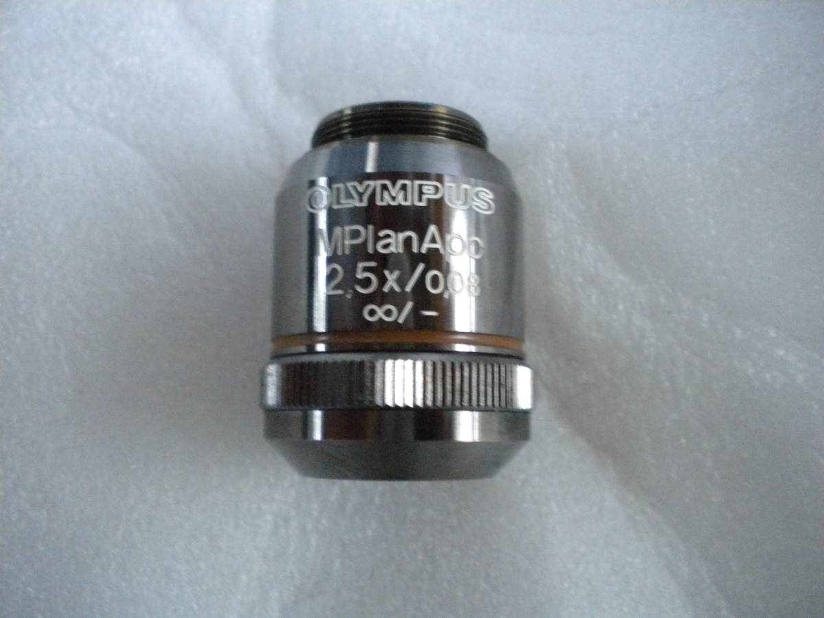 オリンパス製 顕微鏡対物 MPlanAPO 2.5X カメラ オリンパス製 顕微鏡対物 MPlanAPO 2.5X カメラ