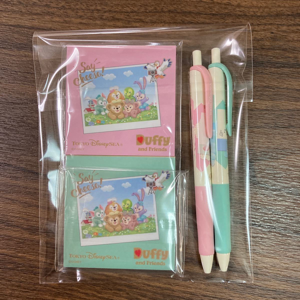 東京ディズニーシー ダッフィー&フレンズ オル シェリーメイ ボールペン メモ帳 セイチーズ