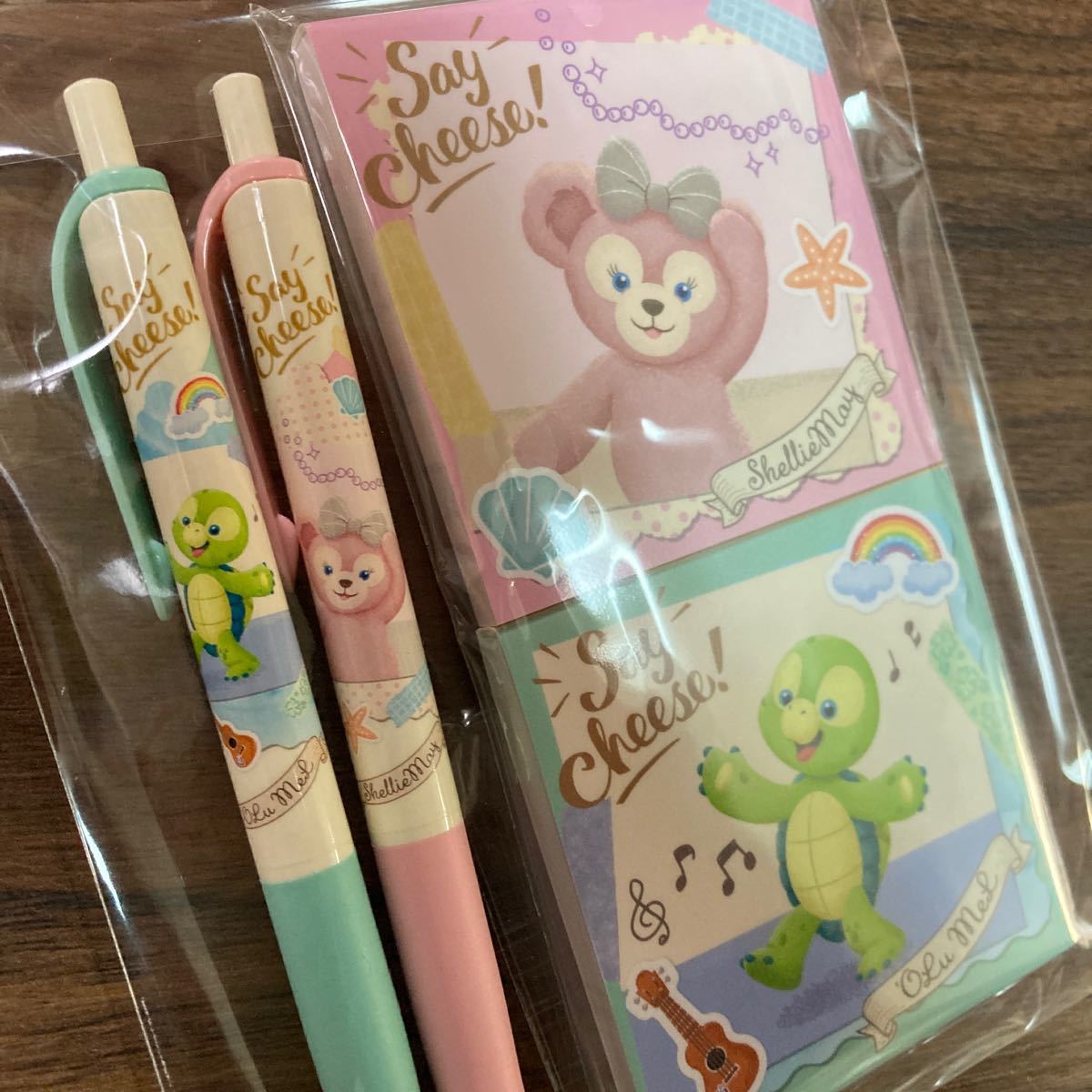 東京ディズニーシー ダッフィー&フレンズ オル シェリーメイ ボールペン メモ帳 セイチーズ