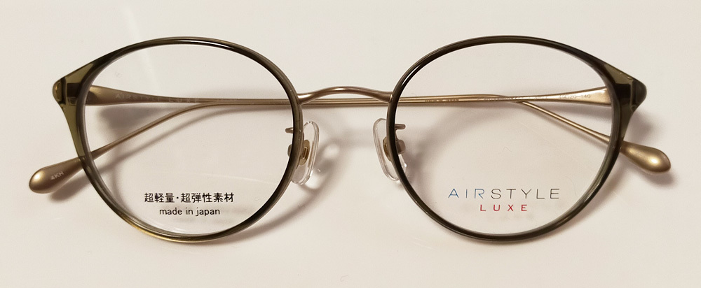 上品でかわいい ボストン型 ベータチタンテンプルがお洒落 AIRSTYLE