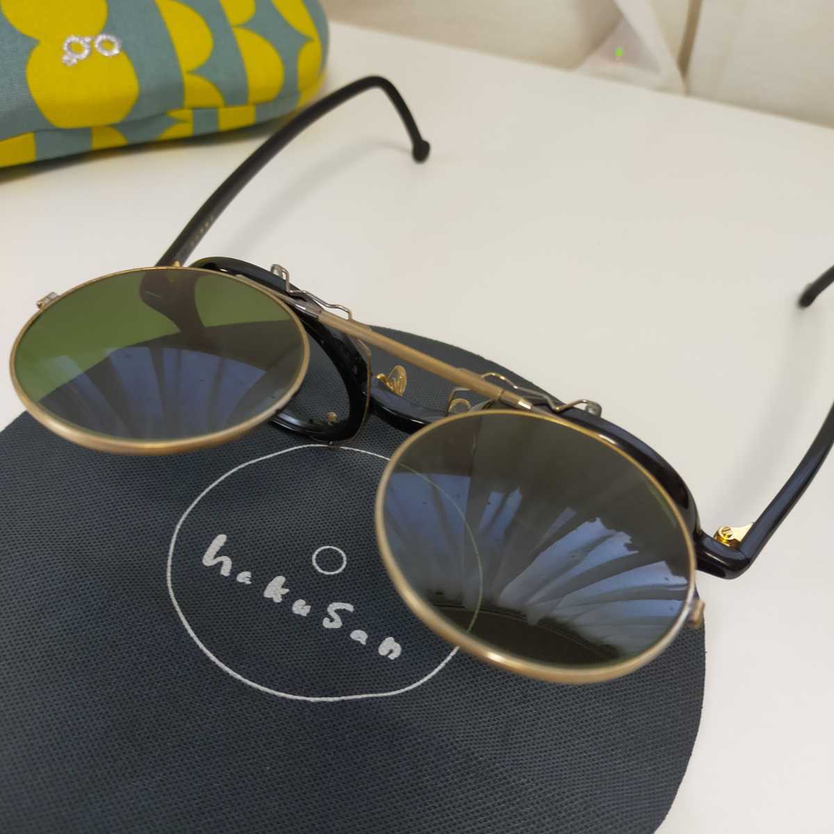 白山眼鏡店 ROUND classic ラウンド クリップオン 跳ね上げ 白山眼鏡店 ROUND classic ラウンド クリップオン 跳ね上げ