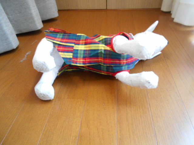 小型犬★COCKY コッキィ　チェック　ワンピース　S　日本製　ヨーキー　マルチーズ　ポメラニアン等　_画像4