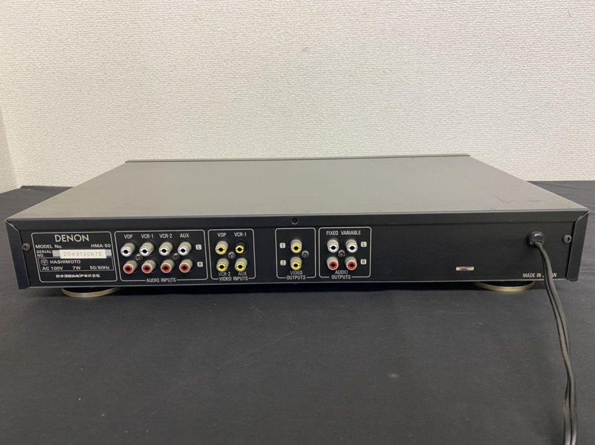 Yahoo!オークション - DENON デノン HMA-50 マイクミキサー Yahoo!オークション - DENON デノン HMA-50 マイクミキサー