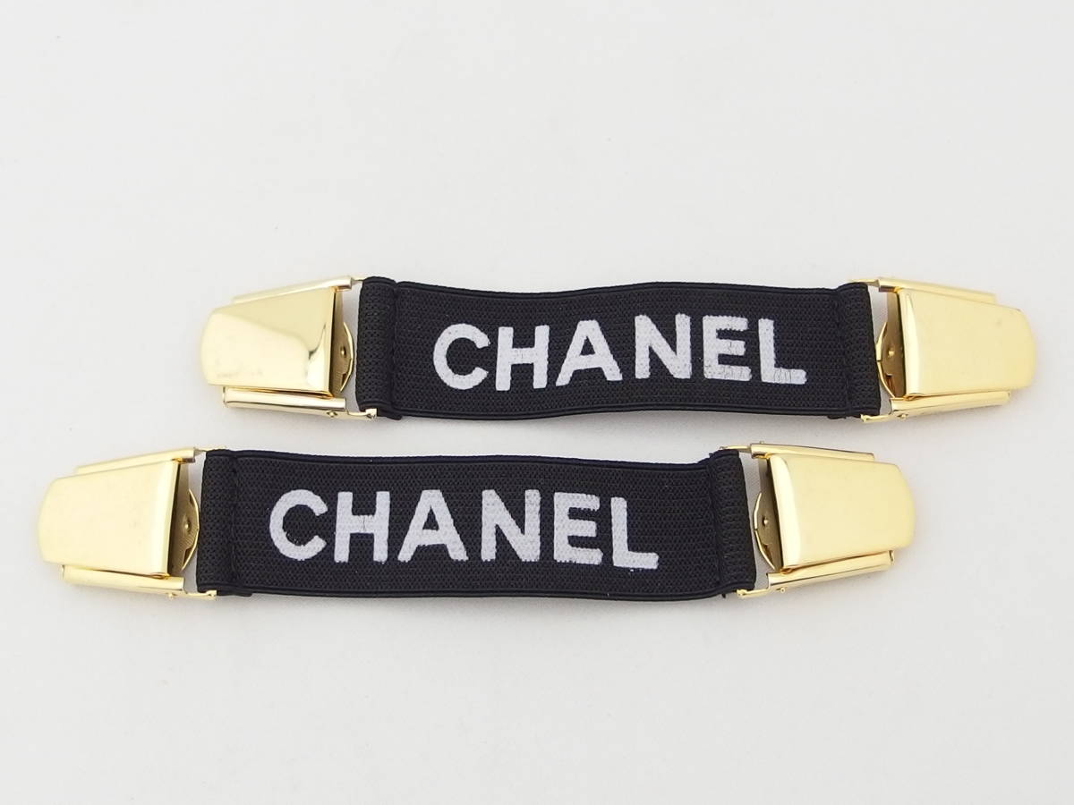 CHANEL シャネル アームバンド ブラック ゴールド金具 ヴィンテージ