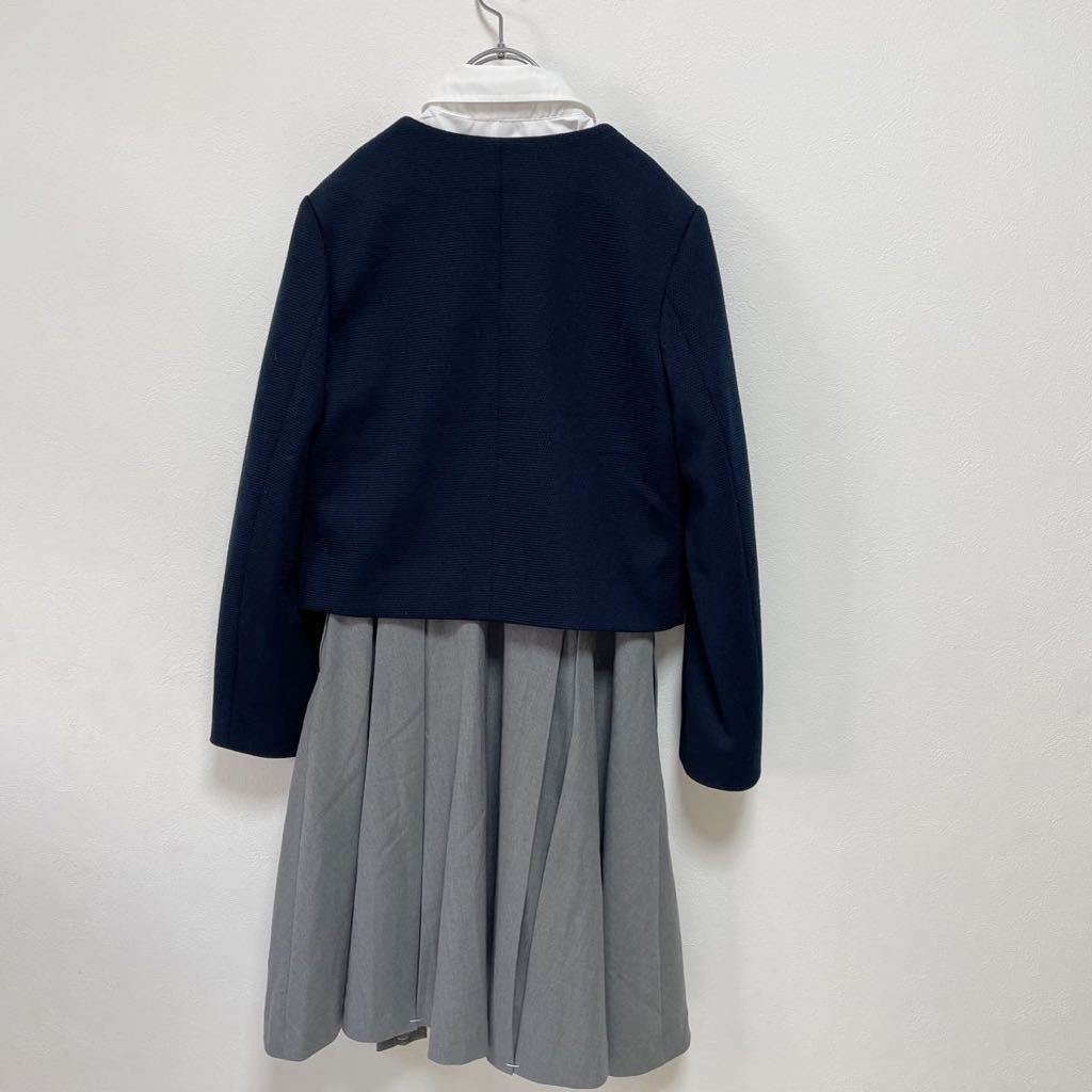 新品 pom ponette ポンポネット ジュニア フォーマル セット 3点セット ワンピース ブラウス 卒服 卒業式 お受験 面接 サイズM 150タグ付き_画像3