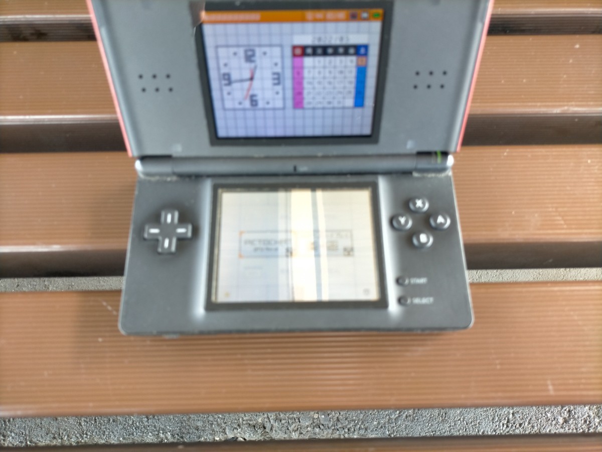 任天堂 ゲームハード DS Lite USG-001 レッド系×ブラック Nintendo 中古