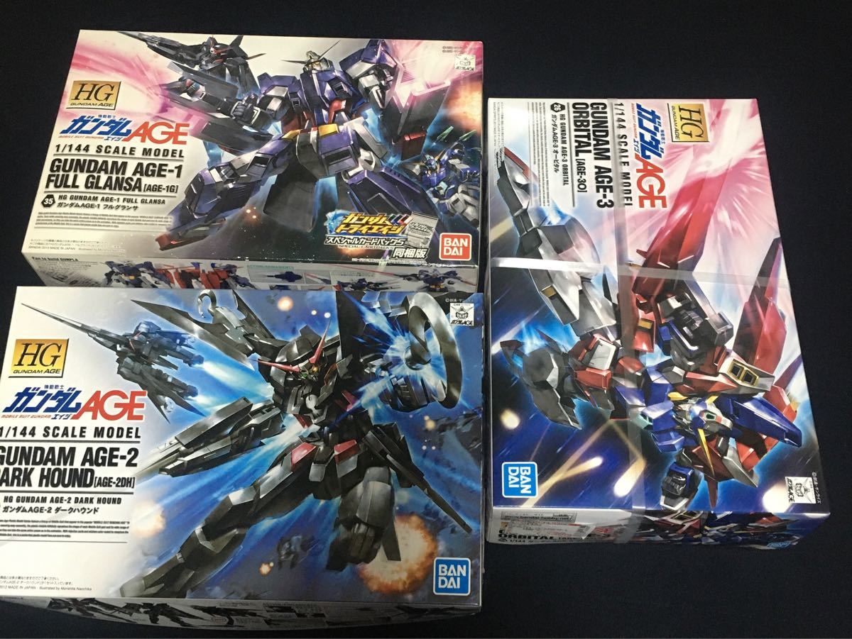 HGガンプラ ガンダムAGEシリーズ3体セット | monsterdog.com.br