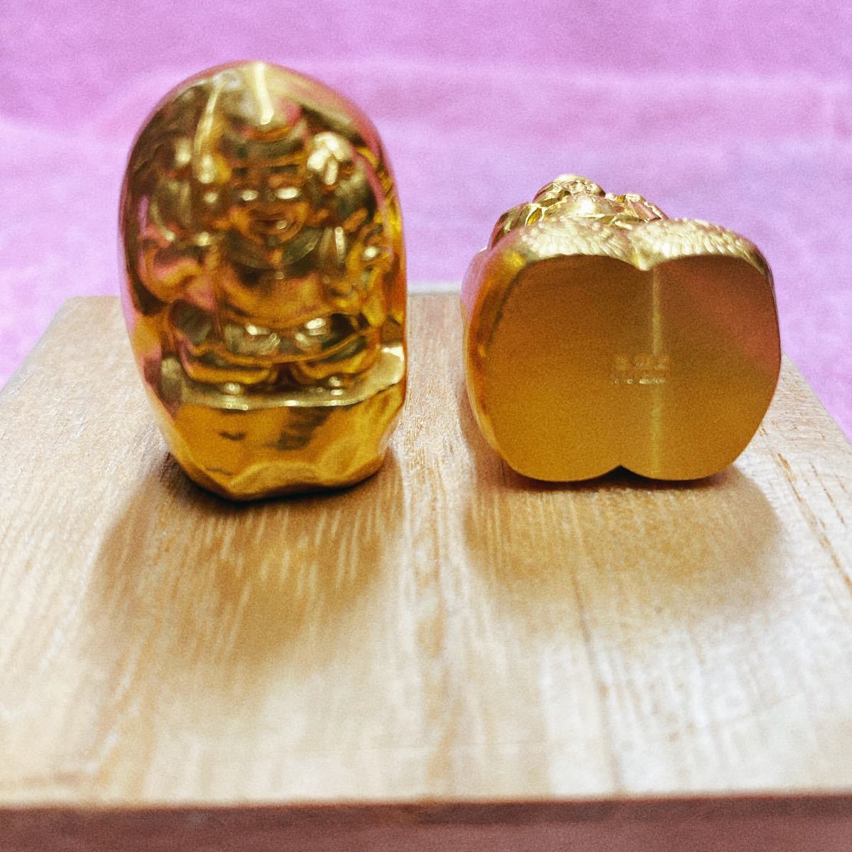 れいこY1701-6 極上 恵比寿 大黒天 置物 総重量249.9g Yahoo!オークション - 置物 縁起物 恵比寿 大黒天 造幣局製 泉友