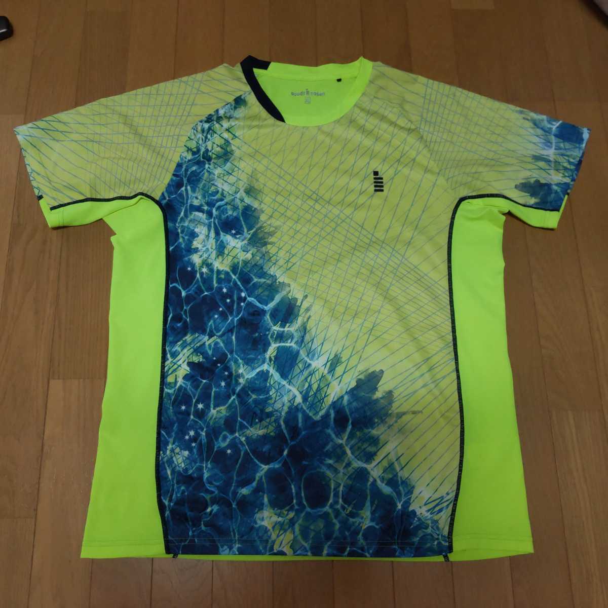 ゴーセンGOSENゲームシャツT1806ネオンイエローXL ユニセックス バドミントンソフトテニスウェアユニフォーム