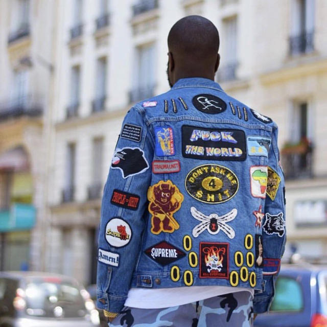 定価69120円 国内正規 Supreme 18SS Patches Denim Trucker Jacket