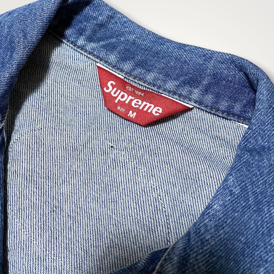 定価69120円 国内正規 Supreme 18SS Patches Denim Trucker 定価69120円 国内正規 Supreme 18SS Patches Denim Trucker