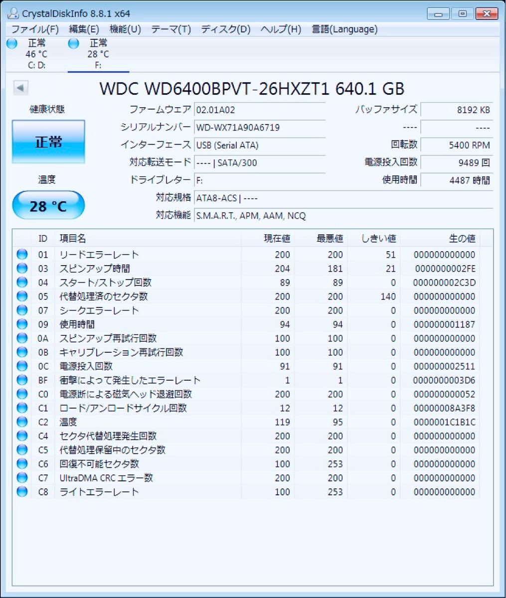 640GB HDD USB3.0 外付　ポータブル ハードディスク 2.5 ケース新品 検査済 電源不要 バスパワー ケーブル付