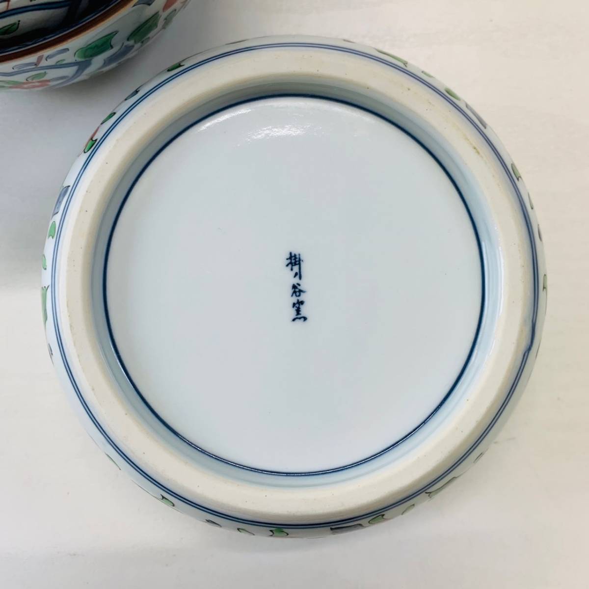 有田焼掛ノ谷窯染錦花文五寸鉢四客商品细节| 雅虎拍卖| One Map by