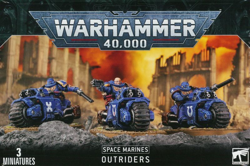 送料無料 新品 スペースマリーン アウトライダー ウォーハンマー 40000 / Space Marine Outriders Warhammer 40k