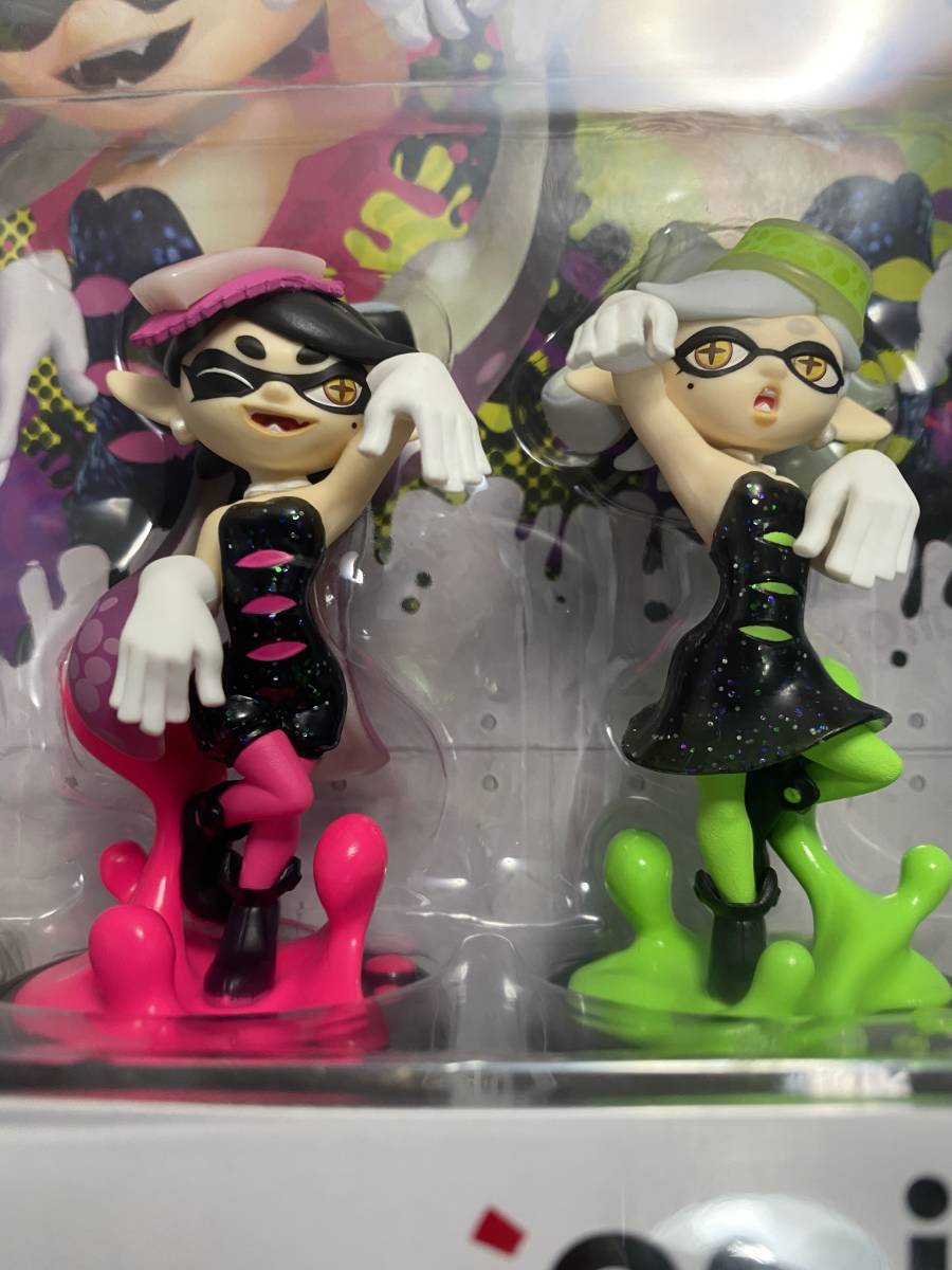 高級品市場 新品未開封 amiibo アミーボ スプラトゥーン アオリ ホタル 売れ済店舗 スプラトゥーン しおカラーズ限定amiibo クリーナークロス アオリ キャラクターグッズ