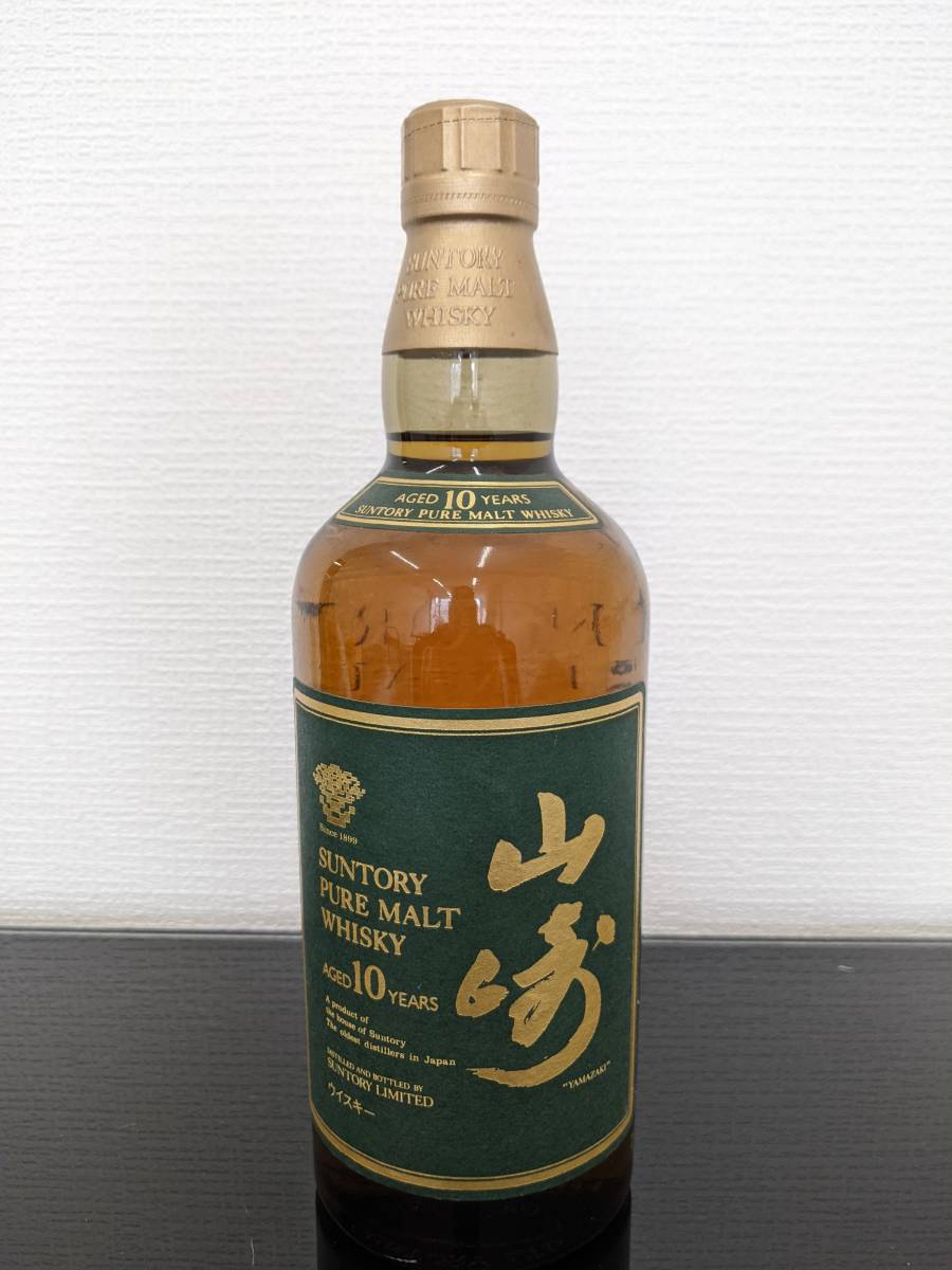 洋酒 SUNTORY 山崎 AGED10YEARS ピュアモルトウイスキー 750ml 40