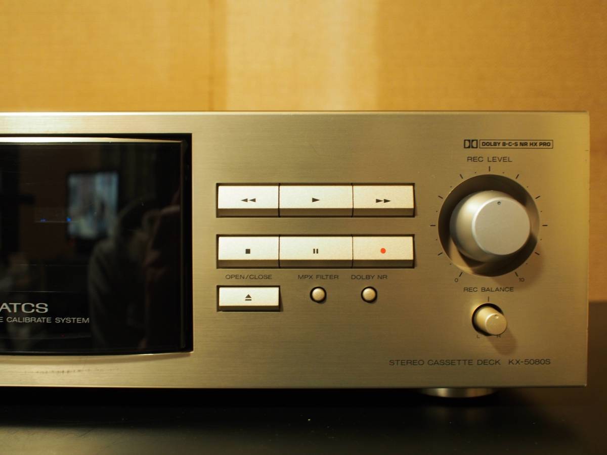 Yahoo!オークション - KENWOOD KX-5080S 動作品 カセットデッキ Yahoo!オークション - KENWOOD KX-5080S 動作品 カセットデッキ