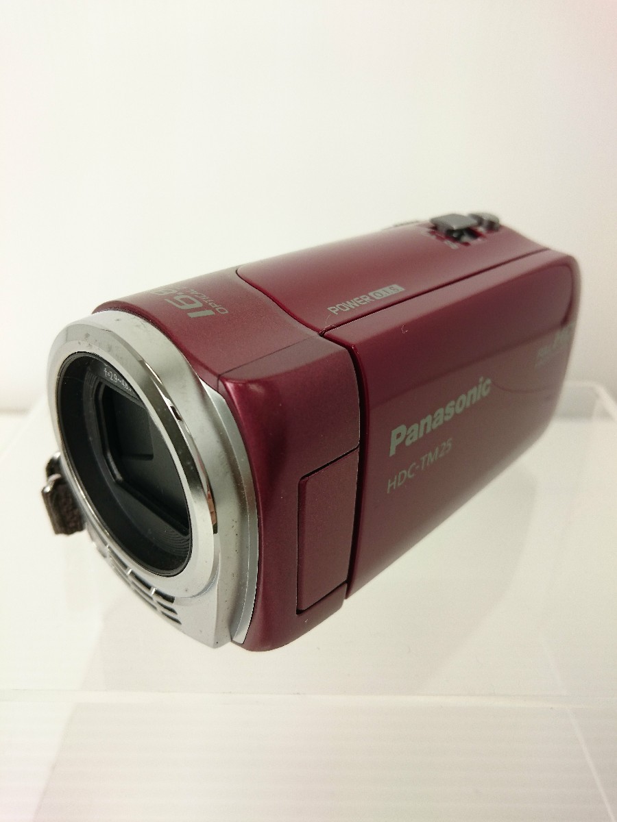 海外輸入 Panasonic パナソニック デジタルハイビジョンビデオカメラ クランベリーレッド HDC-TM30-R