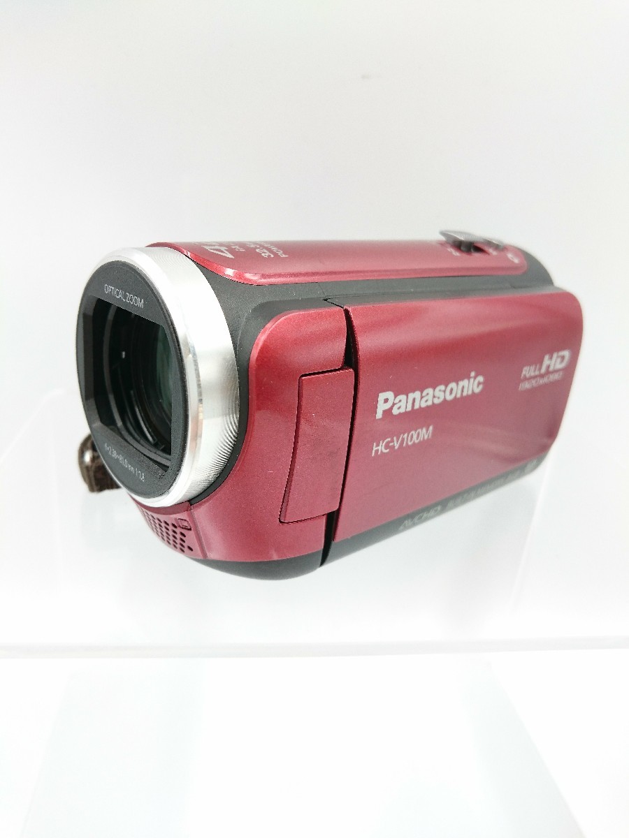 在庫僅少】 Panasonic◇ビデオカメラ [レッド] HC-V100M-R - パナソニック - labelians.fr