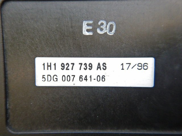 * VW Golf 3 VR6 1H 97 year 1HAAA AT computer ( stock No:A30104) (6738)